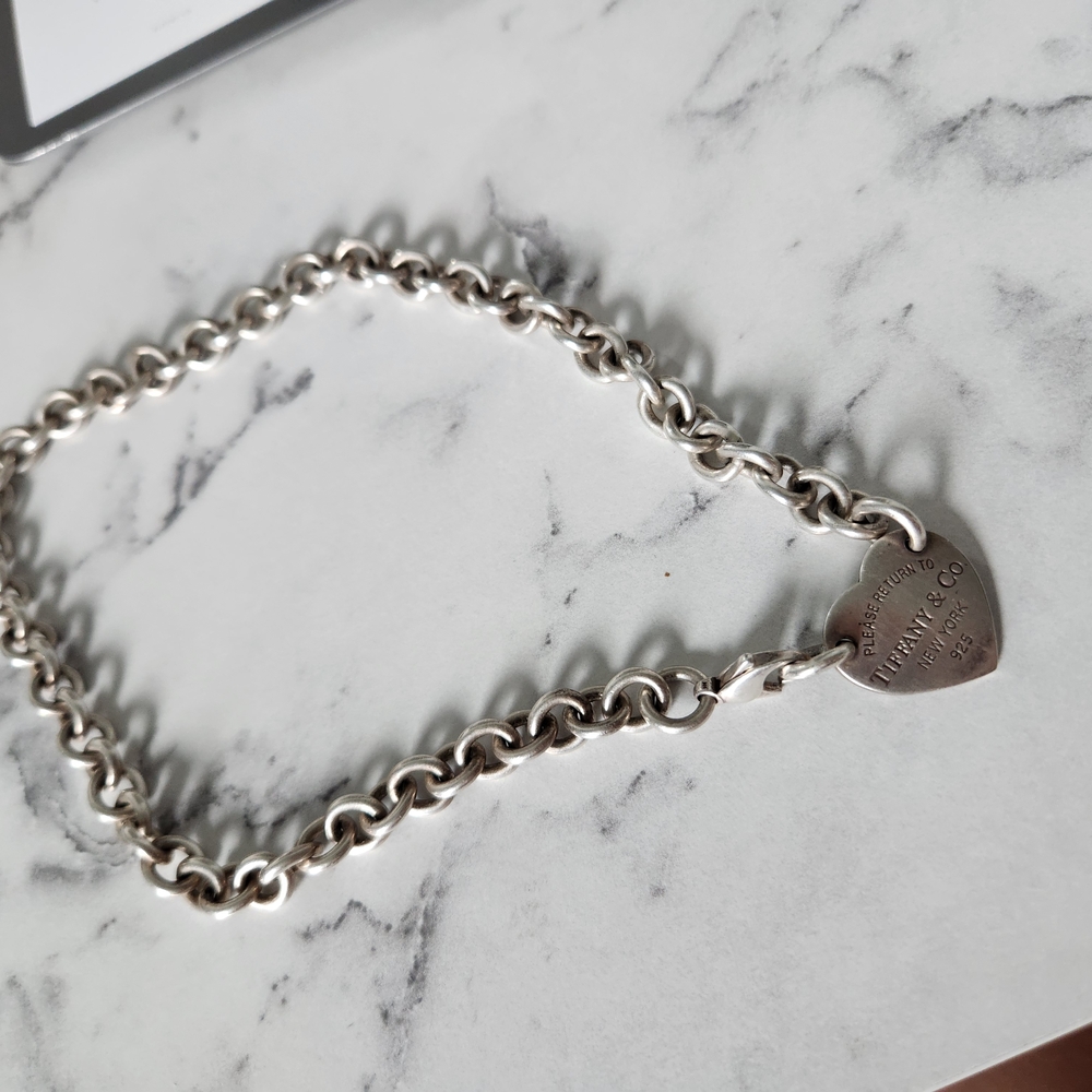 Tiffany & Co. Silver Heart Tag - Picture 3 of 5